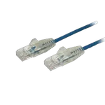 StarTech Cable - Blue Slim CAT6 Patch Cord 2m — miniature 1