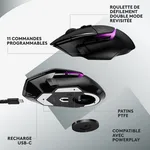 Logitech G502 X Plus - Sans-Fil - RGB - Noir — miniature 15