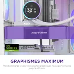 NZXT H9 Flow RGB Blanc - MT/Sans Alim/E-ATX — miniature 9