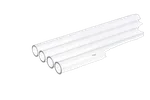 Alphacool Tubes Rigide 16/13mm Acrylique - 80cm - Pack de 4 — miniature 1