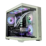 Thermaltake View 380 TG ARGB Matcha Green - MT/Sans Alim/ATX — miniature 1