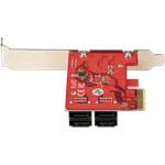 StarTech PCI-E - 4 Ports SATA - 4P6G-PCIE-SATA-CARD — miniature 5