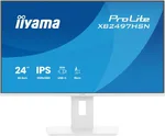 Iiyama ProLite XB2497HSN-W1 - 24" FHD 100Hz IPS USB-C Dock RJ45 Pivot HP Blanc — miniature 1