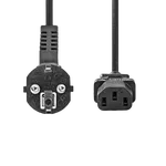 Nedis Câble prise de terre mâle/IEC-320-C13 - 3m - Noir — miniature 2