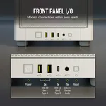 Corsair 2000D Airflow RGB Blanc - mT/Sans Alim/Mini-ITX — miniature 4