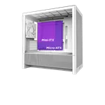 NZXT H3 Flow Blanc - MT/Sans Alim/mATX — miniature 7
