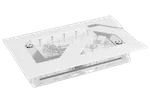 Alphacool Apex Distro Dark Base Pro 901 + Pompe - Blanc — miniature 1