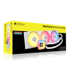 Corsair NAUTILUS II 360 RS ARGB - 360mm - Blanc — miniature 4