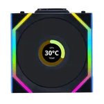Lian-Li UNI FAN SL LCD ARGB PWM - Sans Fil 120mm - Noir — miniature 1