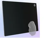 Oniverse Obsidian Logo Tapis en verre - S/Noir — miniature 2