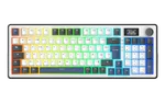 The G-LAB Keyz Elite 450 écran LCD - Mécanique - Sans-Fil - RGB - Blanc/Bleu — miniature 6
