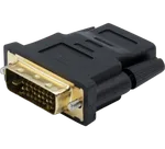 Adaptateur HDMI vers DVI 24+1 femelle/mâle - Noir — miniature 1