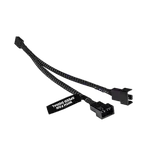 Alphacool Splitter PWM 2x 4 Pin - 15 cm Noir — miniature 3