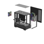 Deepcool CG380 3F Noir - MT/Sans Alim/mATX — miniature 10