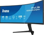 Iiyama Prolite XCB4994DQSU-B1 49" CURVE DQHD 120hz Adaptive Sync + Support — miniature 3