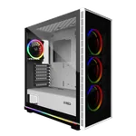M.RED WHITE DESTROYER Glass-G - ARGB - MT/ATX — miniature 1