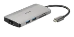 D-Link 8 Ports - USB-C vers HDMI/Eth/USB/USB-C/microSD/SD — miniature 2