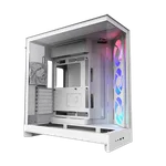 NZXT H9 Flow RGB Blanc - MT/Sans Alim/E-ATX — miniature 1