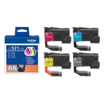 Brother DCP-J1460DW 3 en 1 + Cartouche LC521 4 couleurs — miniature 7