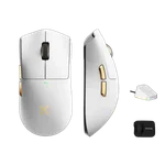 MCHOSE K7 Ultra Lightweight - Sans-Fil - Blanc / Or — miniature 1