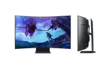 Samsung Odyssey ARK 2nd Gen - 55" CURVE 4K QLED 165Hz 1ms Pivot HDR10 FreeSync Premium Pro — miniature 4
