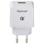 KEYOUEST Chargeur secteur ultra rapide USB - Blanc — miniature 2