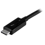 StarTech Câble Thunderbolt 3 USB-C mâle/mâle - 0.5m - Noir — miniature 2
