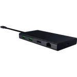 Razer USB-C Dock - Noir - 1xHDMI/RJ45/2xUSB-C/4xUSB-A/Audio Jack/Lecteur de cartes — miniature 3