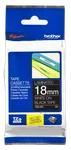 Brother Tape/18mm white on black f P-Touch — miniature 1