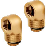 Corsair Pack 2 Fittings Or 90° - Hydro X series XF - 14mm — miniature 3
