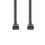 Nedis Câble USB-C 4.0 mâle/mâle - 240W - 2m - Noir — miniature 2