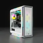 Corsair iCUE 5000T Midi-Tower, RGB, Tempered Glass - weiÃŸ — miniature 2