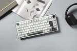 The G-LAB Keyz Elite 300 WG 75% - Mécanique - Sans-Fil - RGB - Blanc/Gris — miniature 4