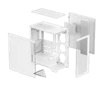 Deepcool CG580 4F Blanc - MT/Sans Alim/ATX — miniature 11