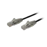 StarTech Cable - Black Slim CAT6 Patch Cord 0.5m — miniature 1
