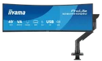 Iiyama Prolite XCB4994DQSU-B1 49" CURVE DQHD 120hz Adaptive Sync + Support — miniature 1