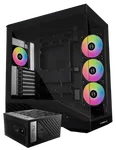 Lian-Li Vector V100 RGB Noir + ATX 1000W - 80+ Gold - MPG — miniature 1