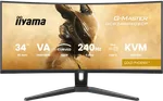 Iiyama G-MASTER GCB3486WQSCP-B1 - 34" CURVE UWQHD 240Hz VA 0.4ms HDR FreeSync Premium — miniature 1