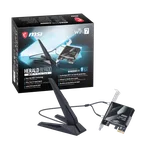 MSI Herald BE9400 WiFi 7 Carte PCIe — miniature 2