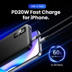 UGREEN USB-C + USB-A - 2 ports - 10000mAh - 20W - Noir — miniature 3