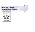 Brother Tape/12mm black on clear f P-Touch TZE — miniature 4