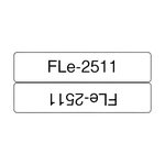 Brother BLACK ON WHITE FLAG TAPE — miniature 1