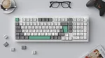 Keychron Set de touches - White Mint - Complet/ISO-FR/PBT — miniature 1