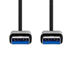 Nedis Câble USB-A mâle/mâle - 2m - Noir — miniature 2
