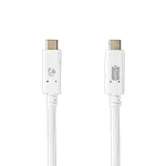 Nedis Câble USB-C 3.2 Gen2/100W/1m/Blanc — miniature 1