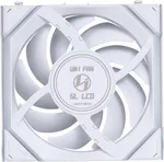 Lian-Li UNI FAN SL WIRELESS LCD ARGB REVERSE PWM 120mm - Blanc — miniature 4