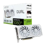 Asus Dual GeForce RTX 5060 Ti 8Go OC Blanc — miniature 1