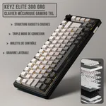 The G-LAB Keyz Elite 300 GRG 75% - Mécanique - Sans-Fil - RGB - Gris — miniature 4