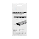 T'nB iClick Hub USB-C - 8 ports - Gris — miniature 4