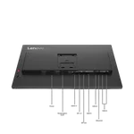 Lenovo Thinkvision P27QD-40 - 27" WQHD 120Hz IPS 6ms HMDI USB-C DisplayPort — miniature 11